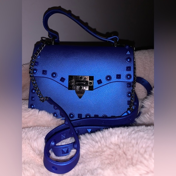 DASTI Mini Matte Rubber Studded Crossbody Jelly Purse - Picture 1 of 3
